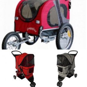 cykel/løbe-vogne samt troller