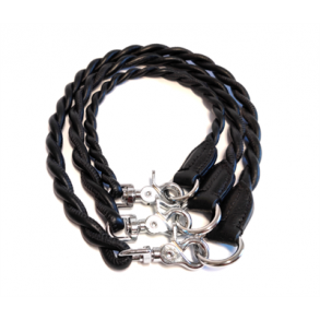 - Kw Walker rundsyet læder halsbånd- liner