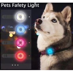 Vandtt LED-lys 4 farvet