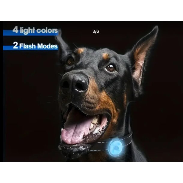 Vandtt LED-lys 4 farvet