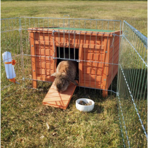 Kaninbur Buitenhok 42x51x43 cm