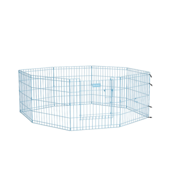 Foldbar hvalpe-panel bl� 560 cm �