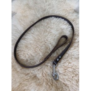 Bl�d brun l�derline 125/1,8 cm 