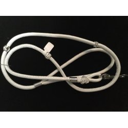 Hndlavet udstillingsline m/charms