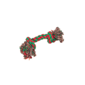 Flettet tov med knuder ass.farver