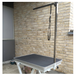 Trimme-udstillingsbord Ringside black 60x45 cm