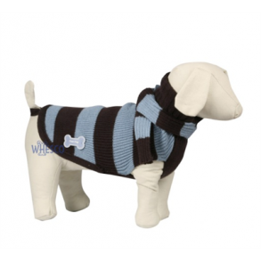 Strik trje med halstrklde