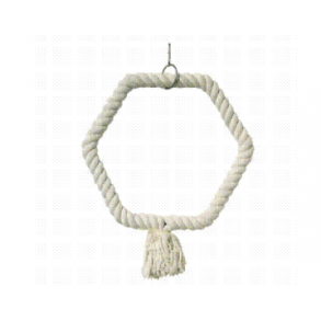 Appie Papegje legegynge hvid  reb