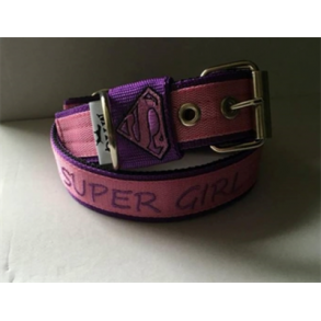 Dog Gear MAG Hero halsb�nd SuperGirl broderet