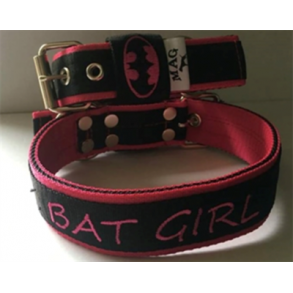 Dog Gear MAG Hero halsb�nd BatGirl broderet