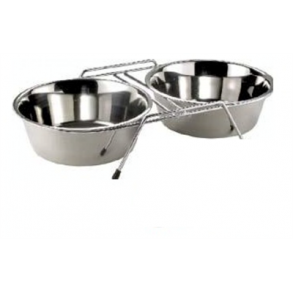 Dobbelt sklestativ 10 cm hjt