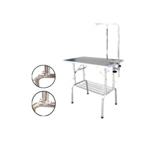 Trimme-udstillingsbord Topmast stainless steel  95x55  cm