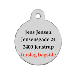 Imarc HI-line hundetegn Cirkel str S 2,3 cm