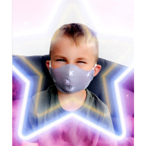 Stof-Mundbind 3-lags til brn og voksne