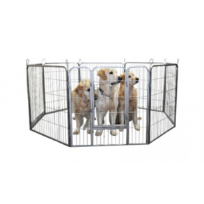 Hvalpegrd Proff gr metal m/lge 640 cm